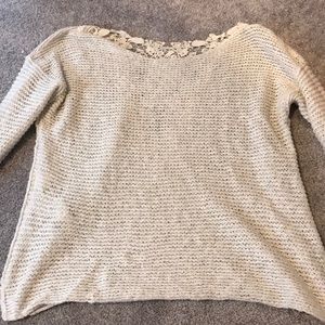 Cream sweater